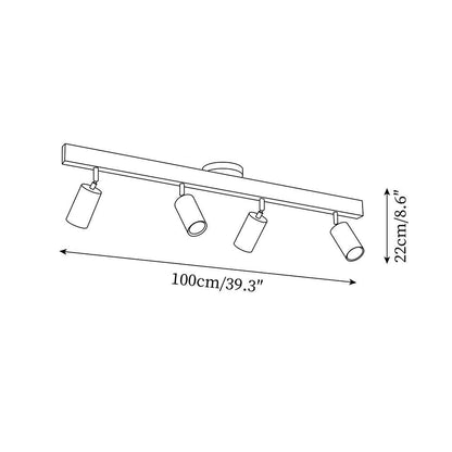 Modern Plug-In LED Wall Light Fixture Warm White Accent