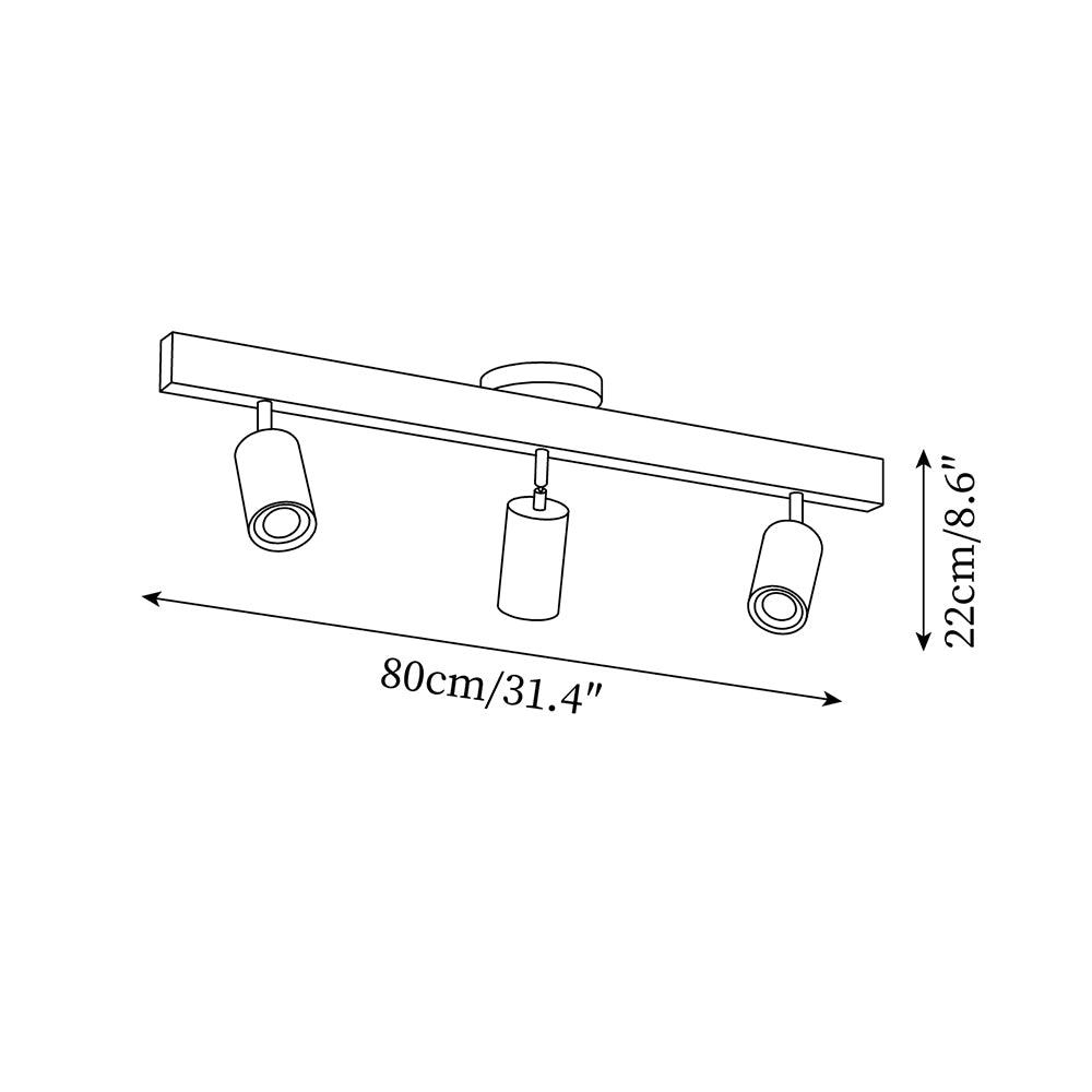 Modern Plug-In LED Wall Light Fixture Warm White Accent