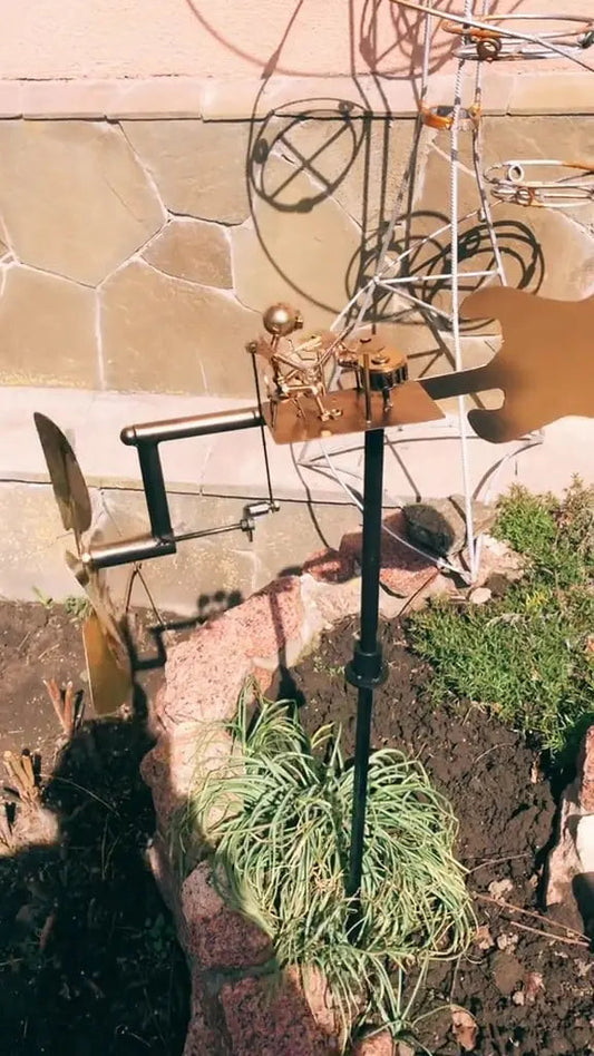 Unique Metal Windmill Garden Ornament - Cofik