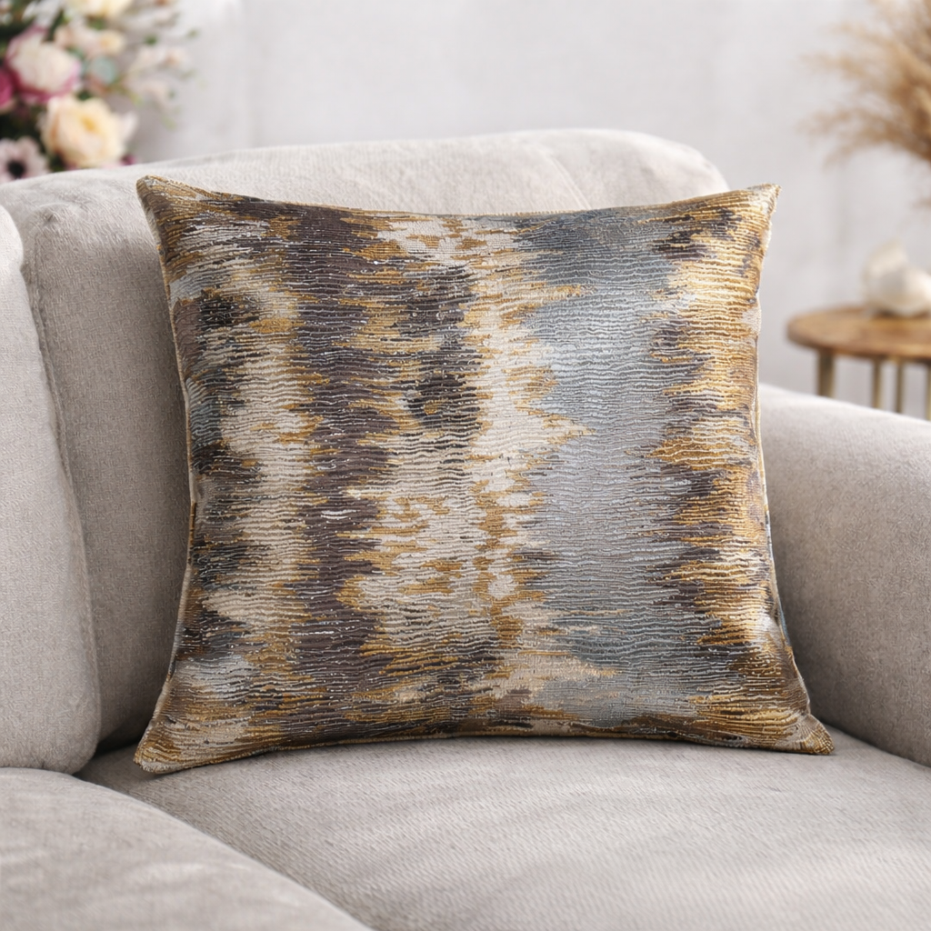 Gold Velvet Decorative Pillow Cover