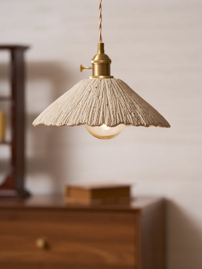 Simple Cement Pendant Lamp for Kitchen Island
