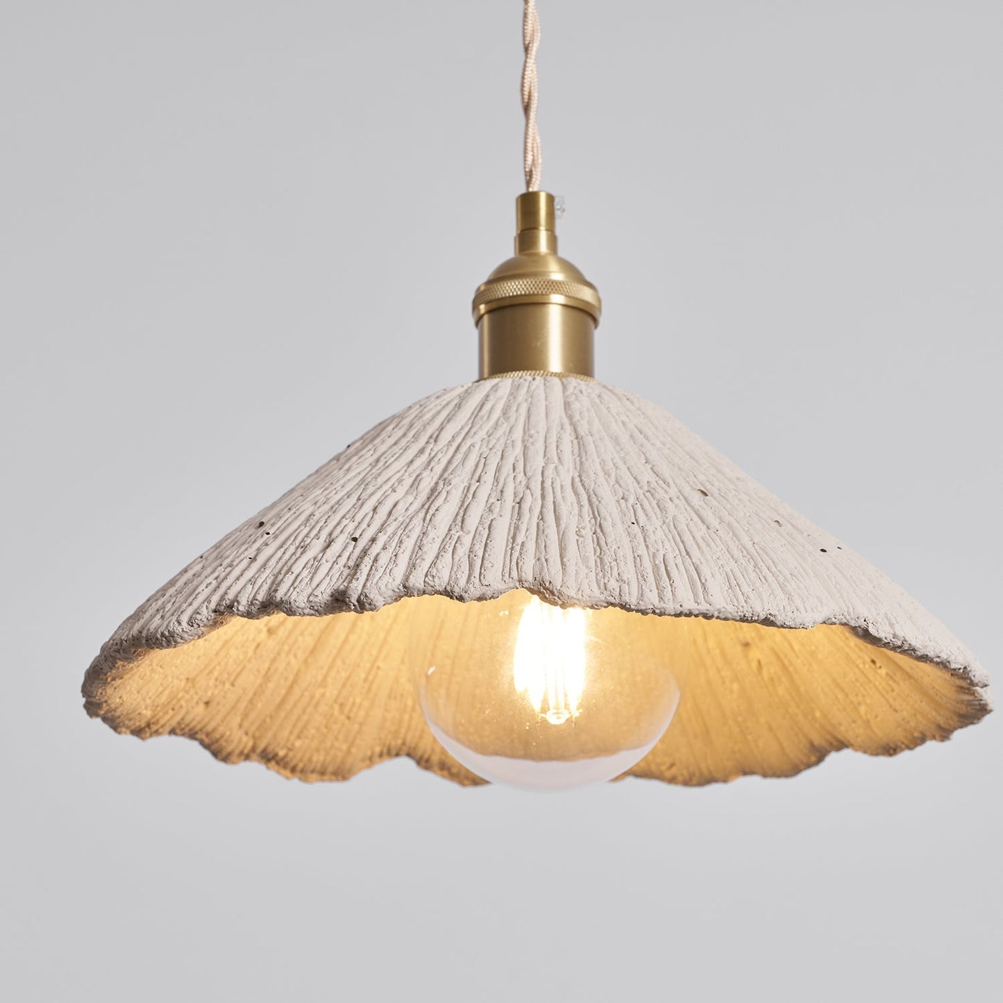 Simple Cement Pendant Lamp for Kitchen Island