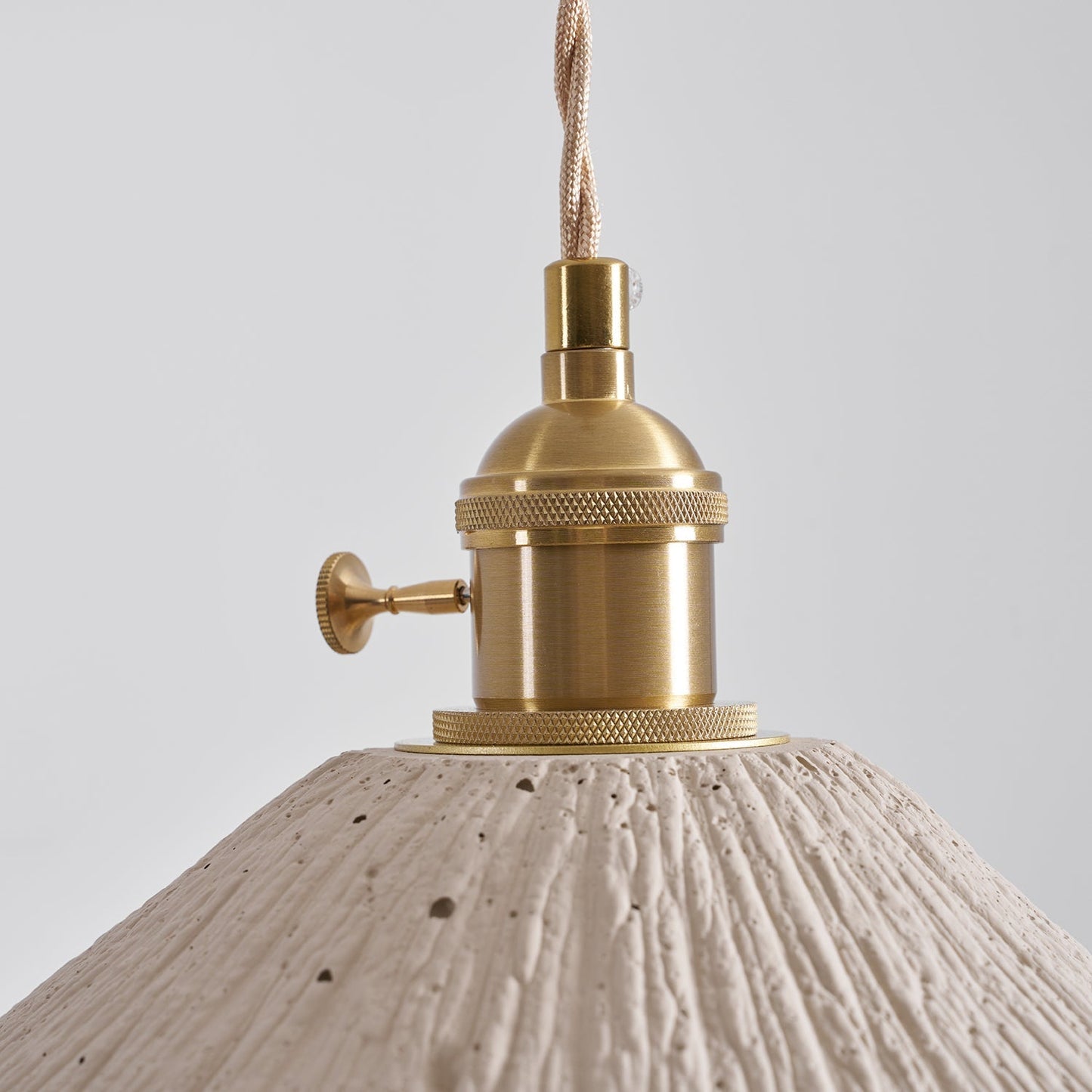 Simple Cement Pendant Lamp for Kitchen Island