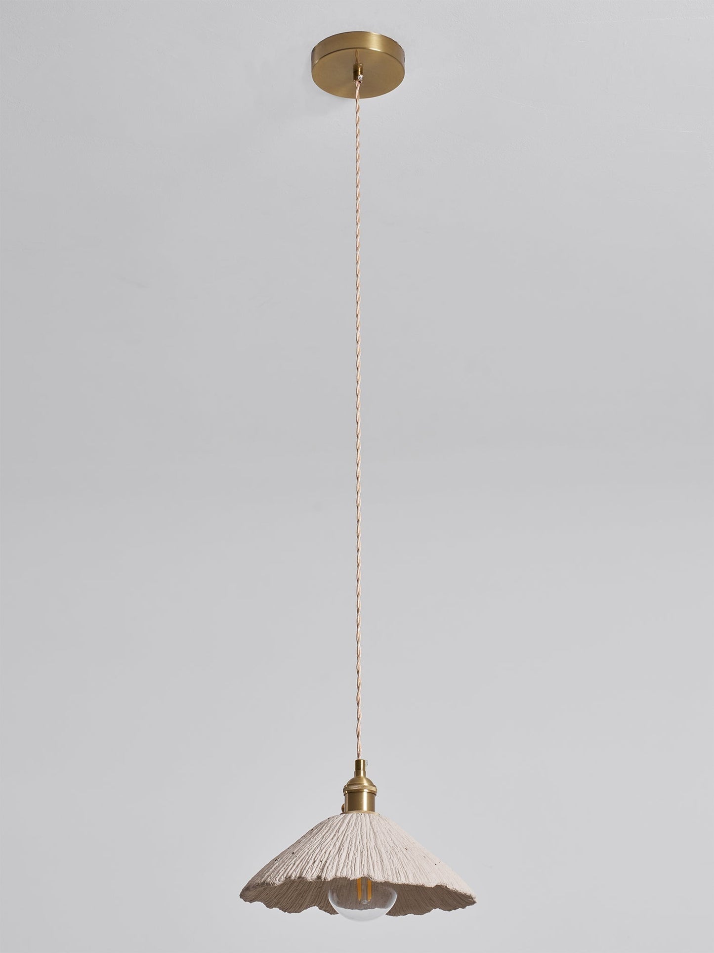 Simple Cement Pendant Lamp for Kitchen Island