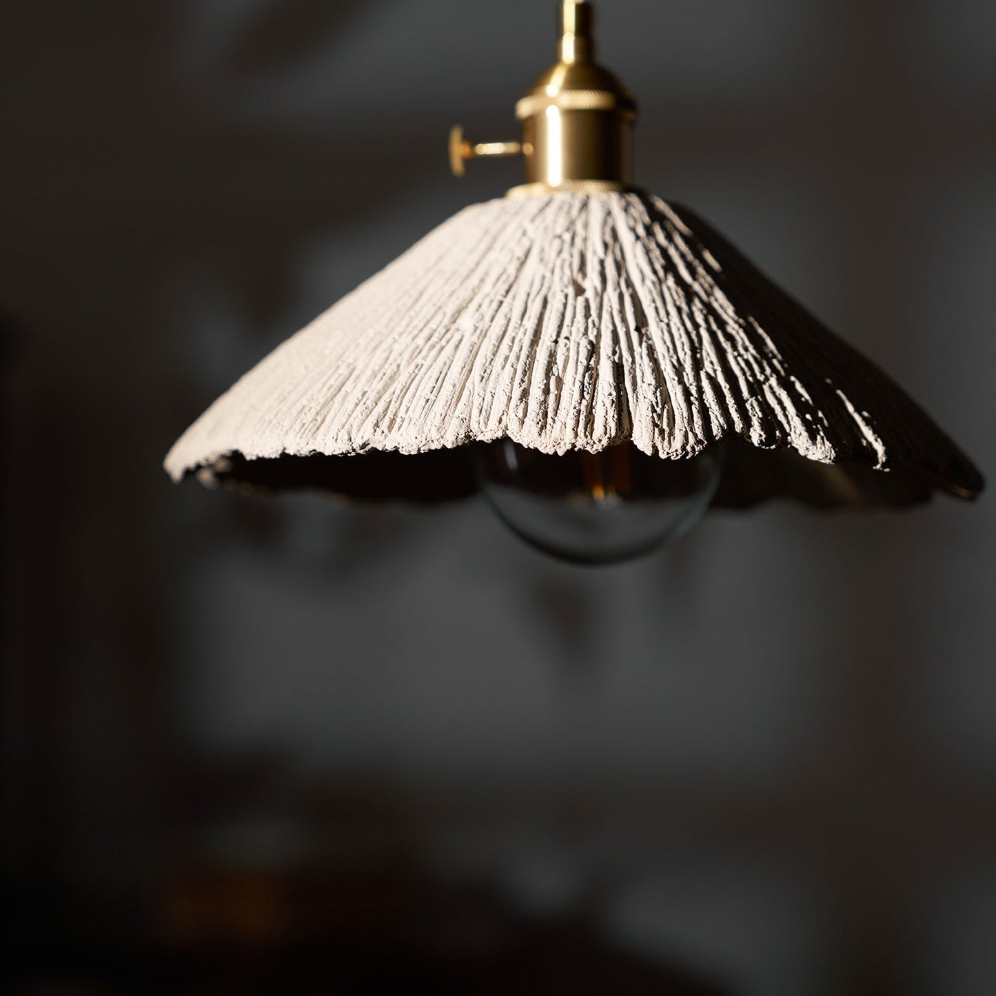 Simple Cement Pendant Lamp for Kitchen Island