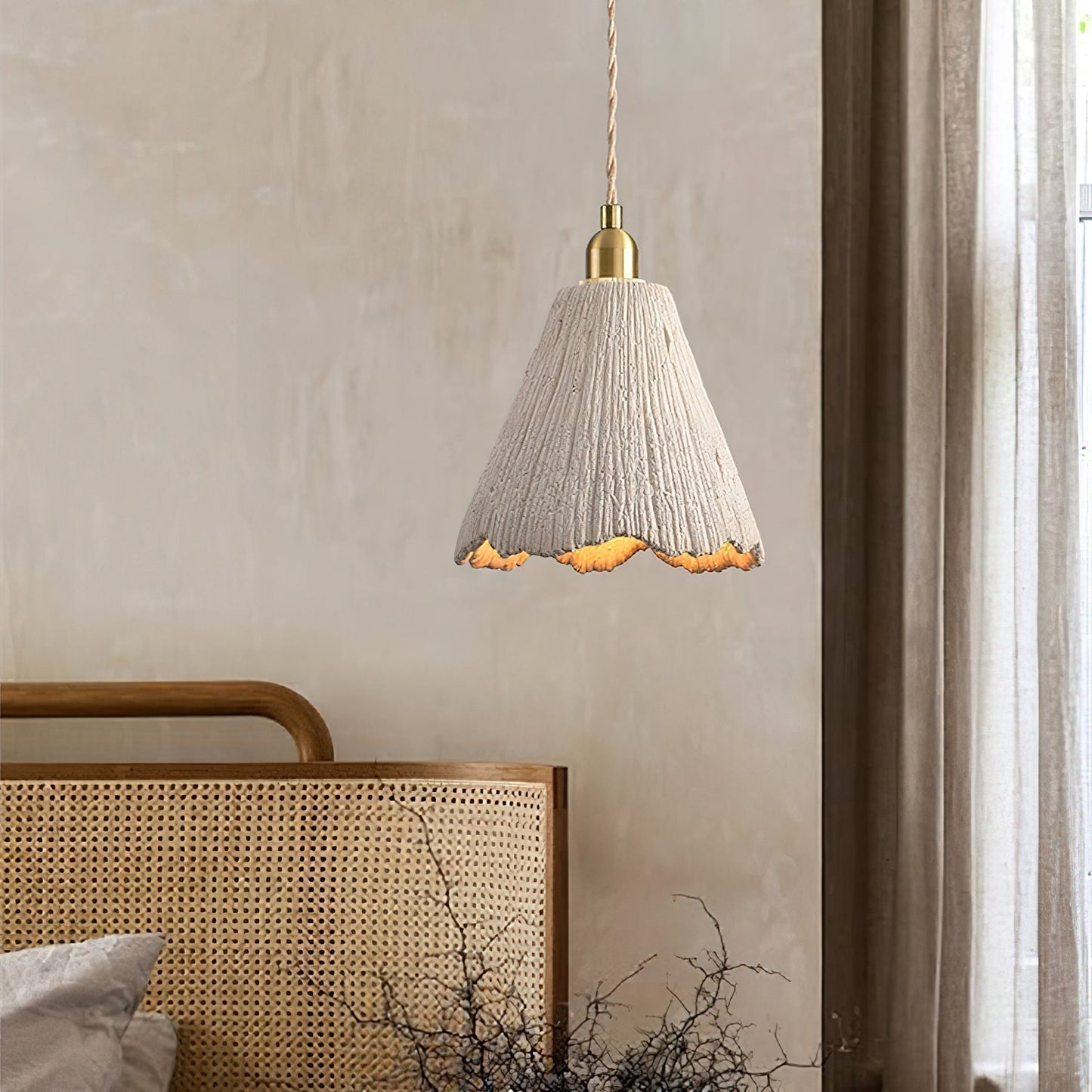 Modern Cement Pendant Light Fixture