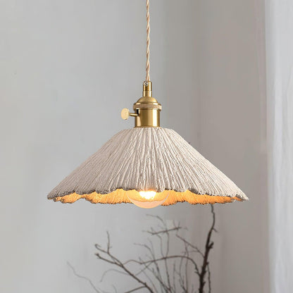 Simple Cement Pendant Lamp for Kitchen Island
