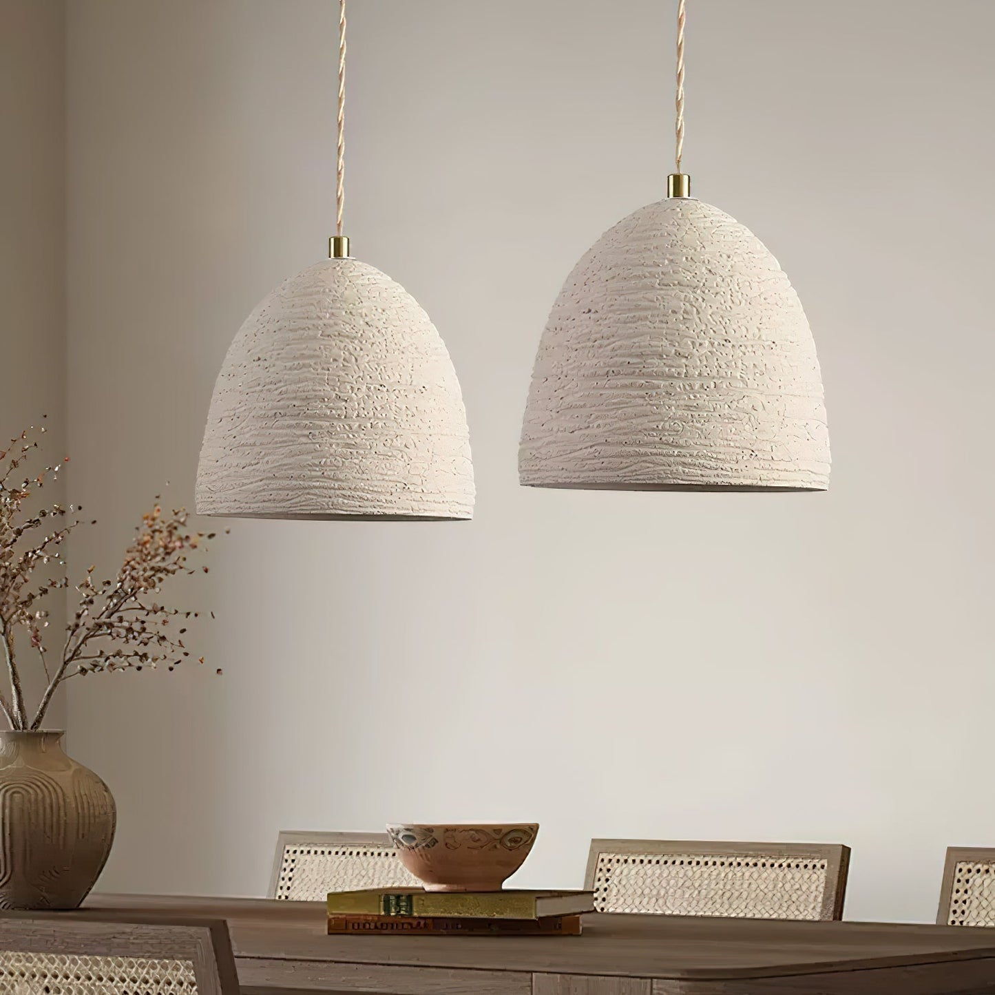 Modern Cement Pendant Light Fixture
