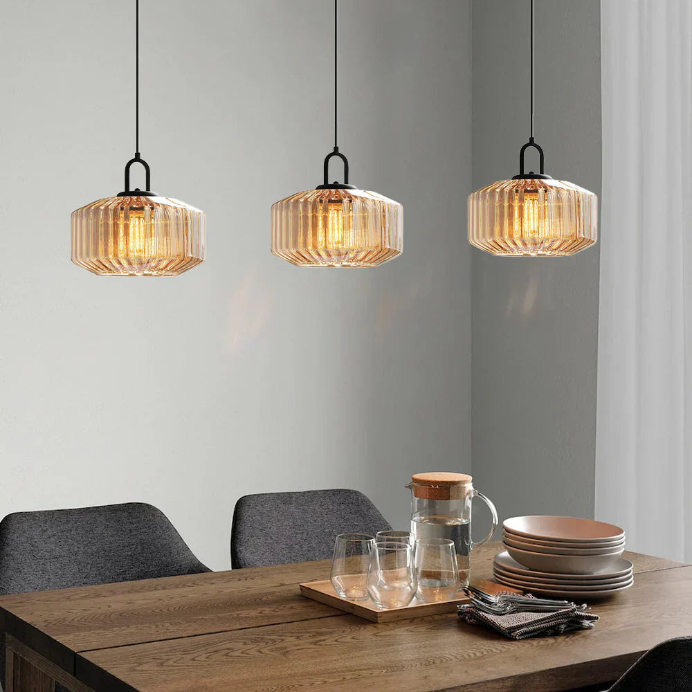 Elegant Glass Pendant Light for Dining Kitchen