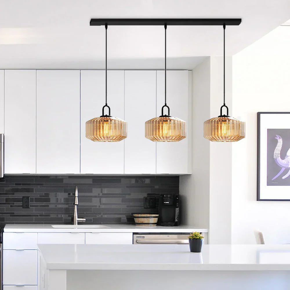 Elegant Glass Pendant Light for Dining Kitchen