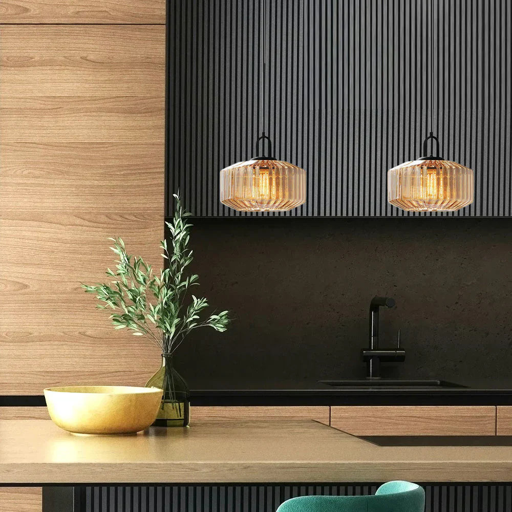 Elegant Glass Pendant Light for Dining Kitchen