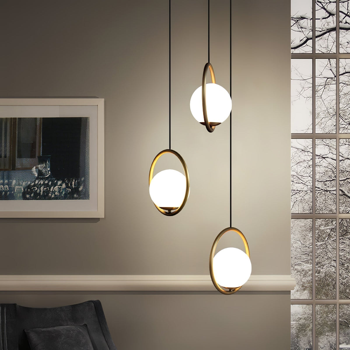 Luxury Crystal Drop Pendant Light