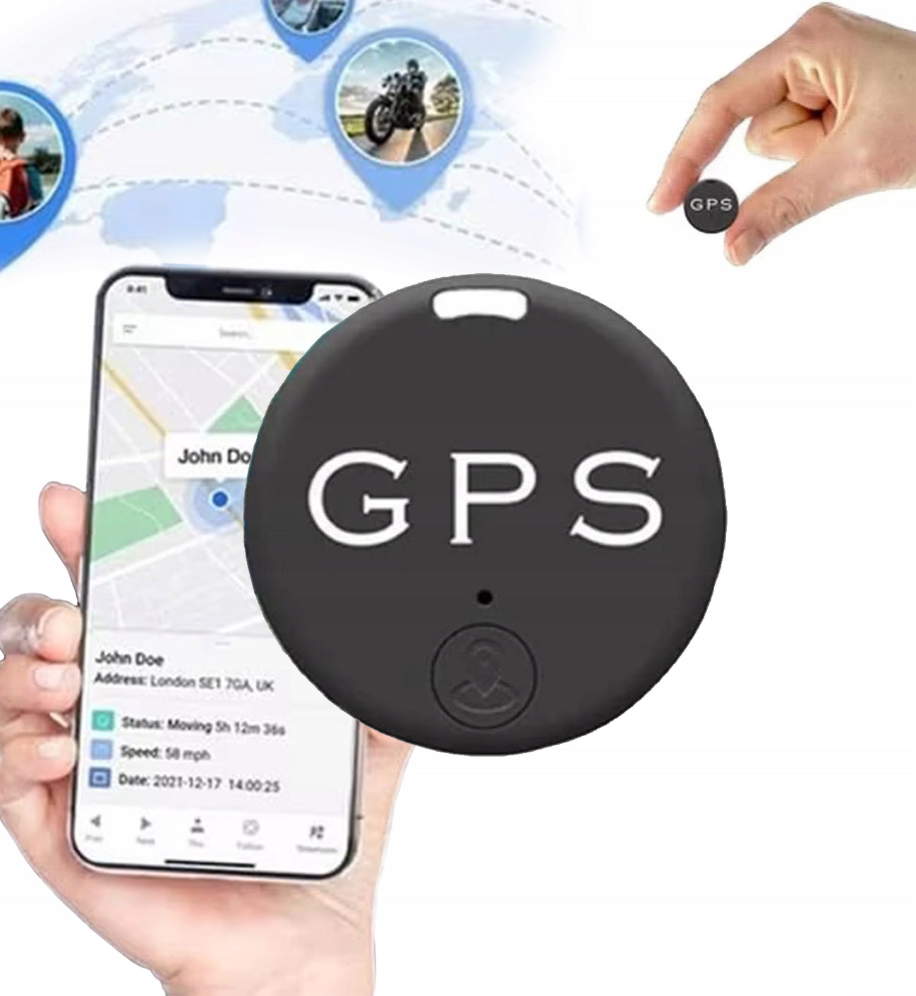 Compact GPS Tracking Device with Strong Magnet