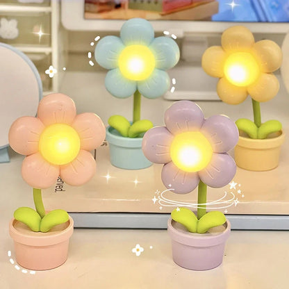 Delicate Floral Desk Lamp for Warm Lighting