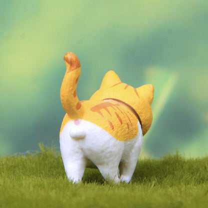 Small Cute Cat Statue Figurines