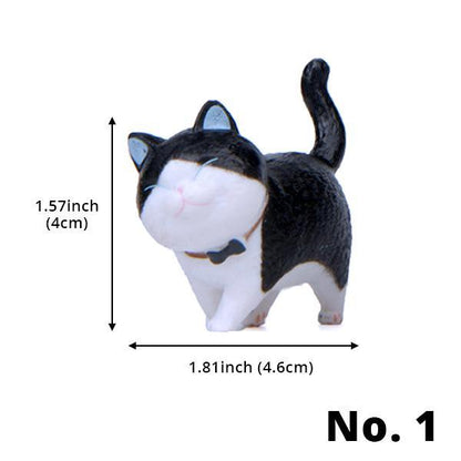 Small Cute Cat Statue Figurines - Cofik