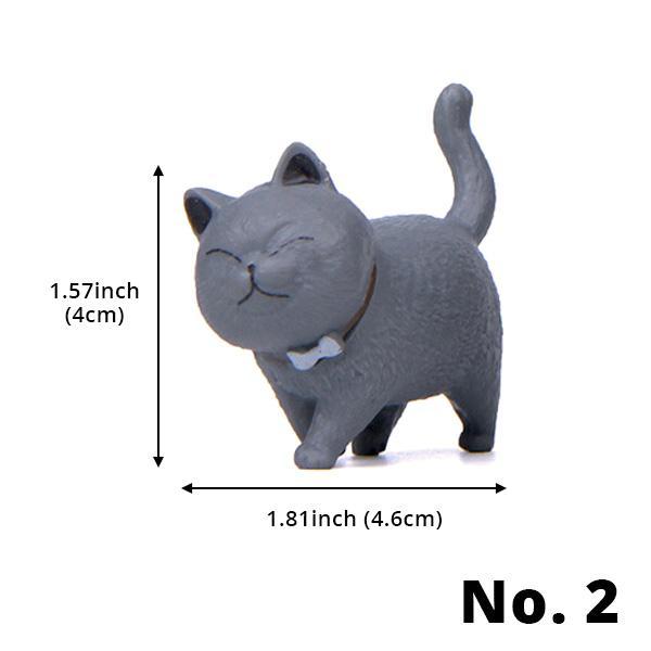 Small Cute Cat Statue Figurines