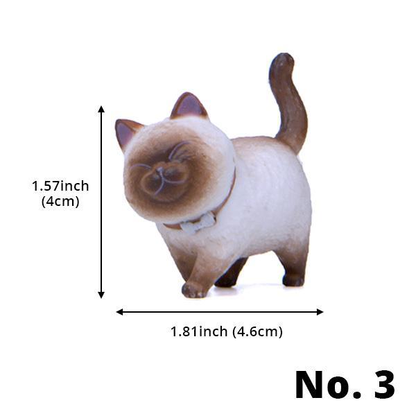 Small Cute Cat Statue Figurines
