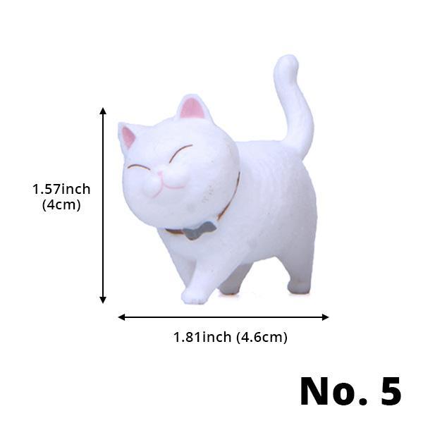 Small Cute Cat Statue Figurines