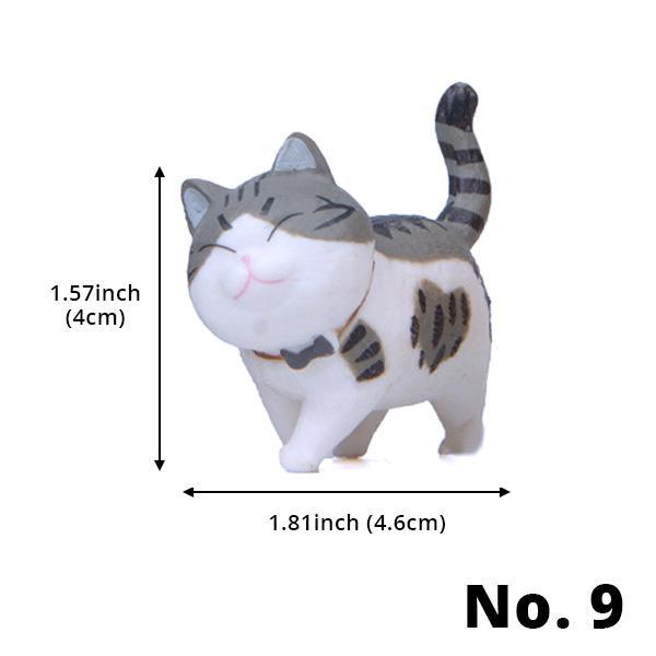 Small Cute Cat Statue Figurines