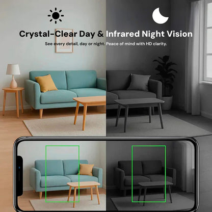 Compact Spy Cam with Audio for Home Security