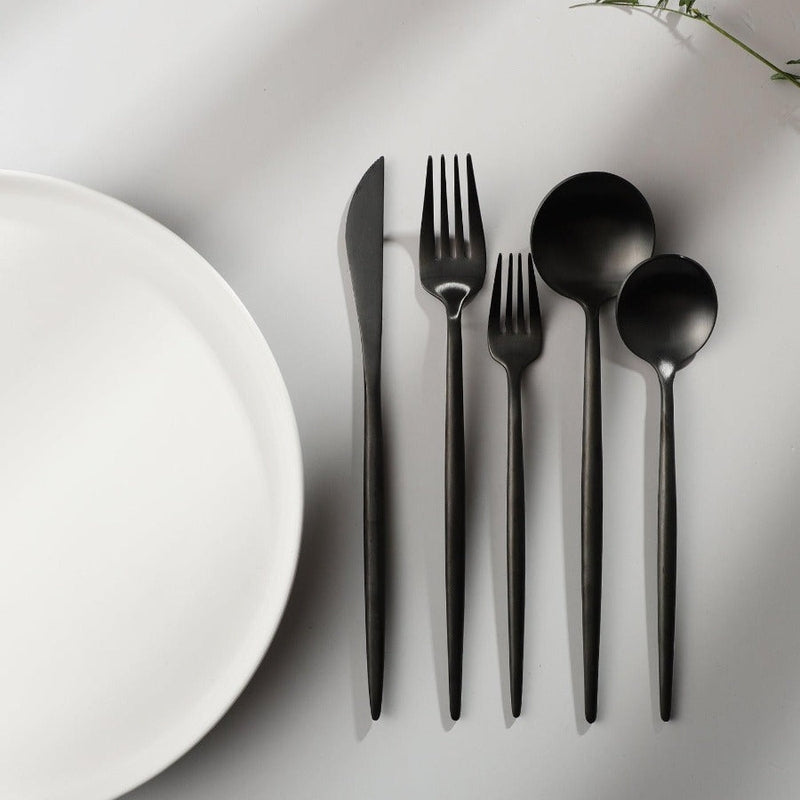 Premium Quality Stainless Steel Cutlery Set in Modern Colors