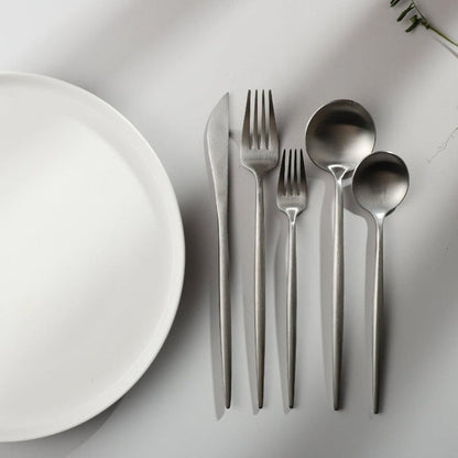 Premium Quality Stainless Steel Cutlery Set in Modern Colors