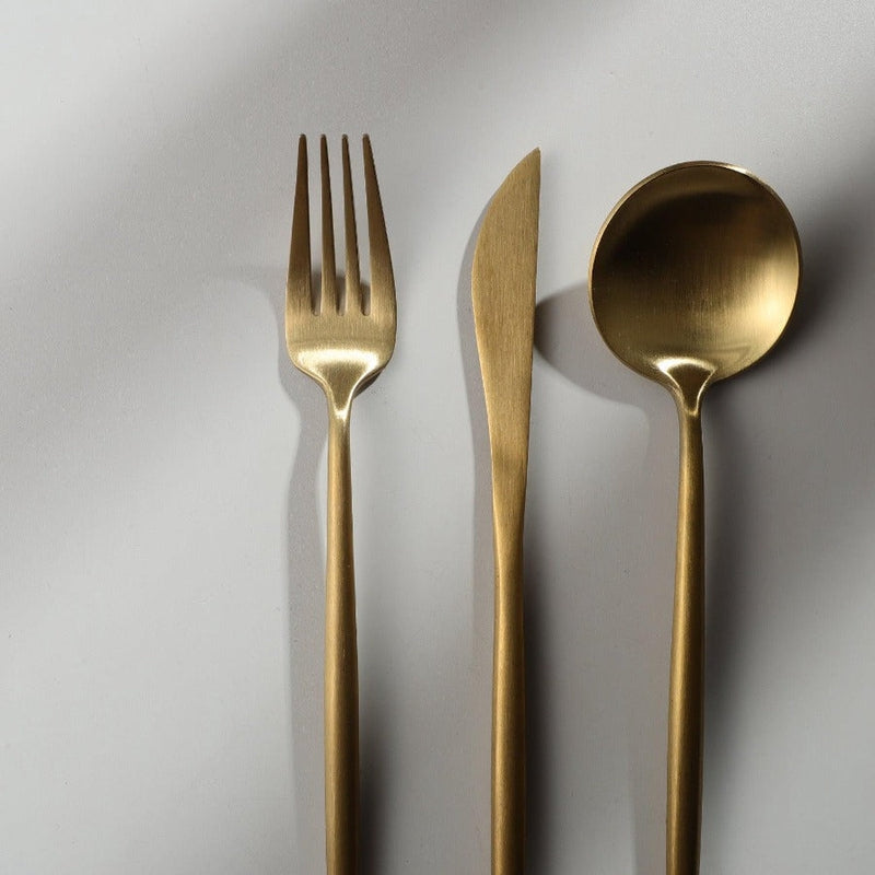 Premium Quality Stainless Steel Cutlery Set in Modern Colors
