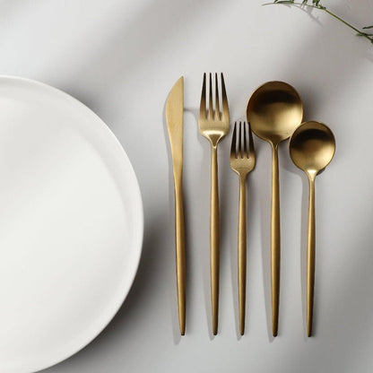 Premium Quality Stainless Steel Cutlery Set in Modern Colors