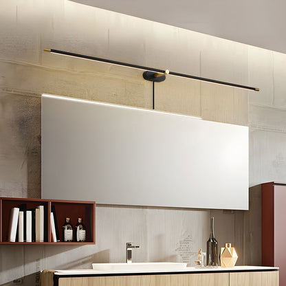 Simple Linear Plug in Wall Light Fixture