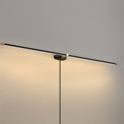 Simple Linear Plug in Wall Light Fixture