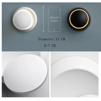 Simple Round Glass Wall Light
