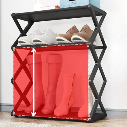 Space Saving 4-Level Shoe Organizer