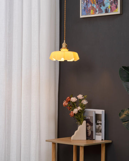 Elegant Floral Pendant Ceiling Light
