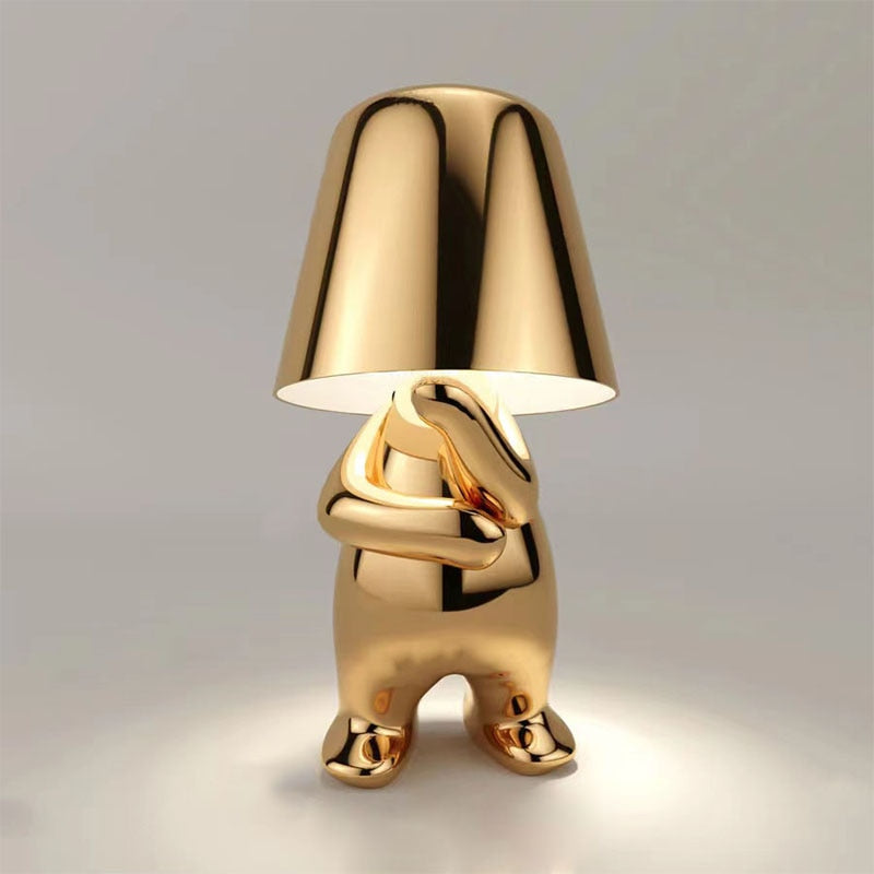 Contemporary Battery Powered Side Table Lamp