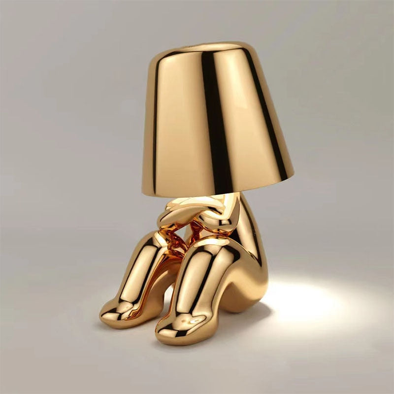 Contemporary Battery Powered Side Table Lamp