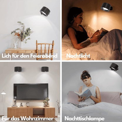 Flexible Cordless LED Wall Light – Adjustable Head