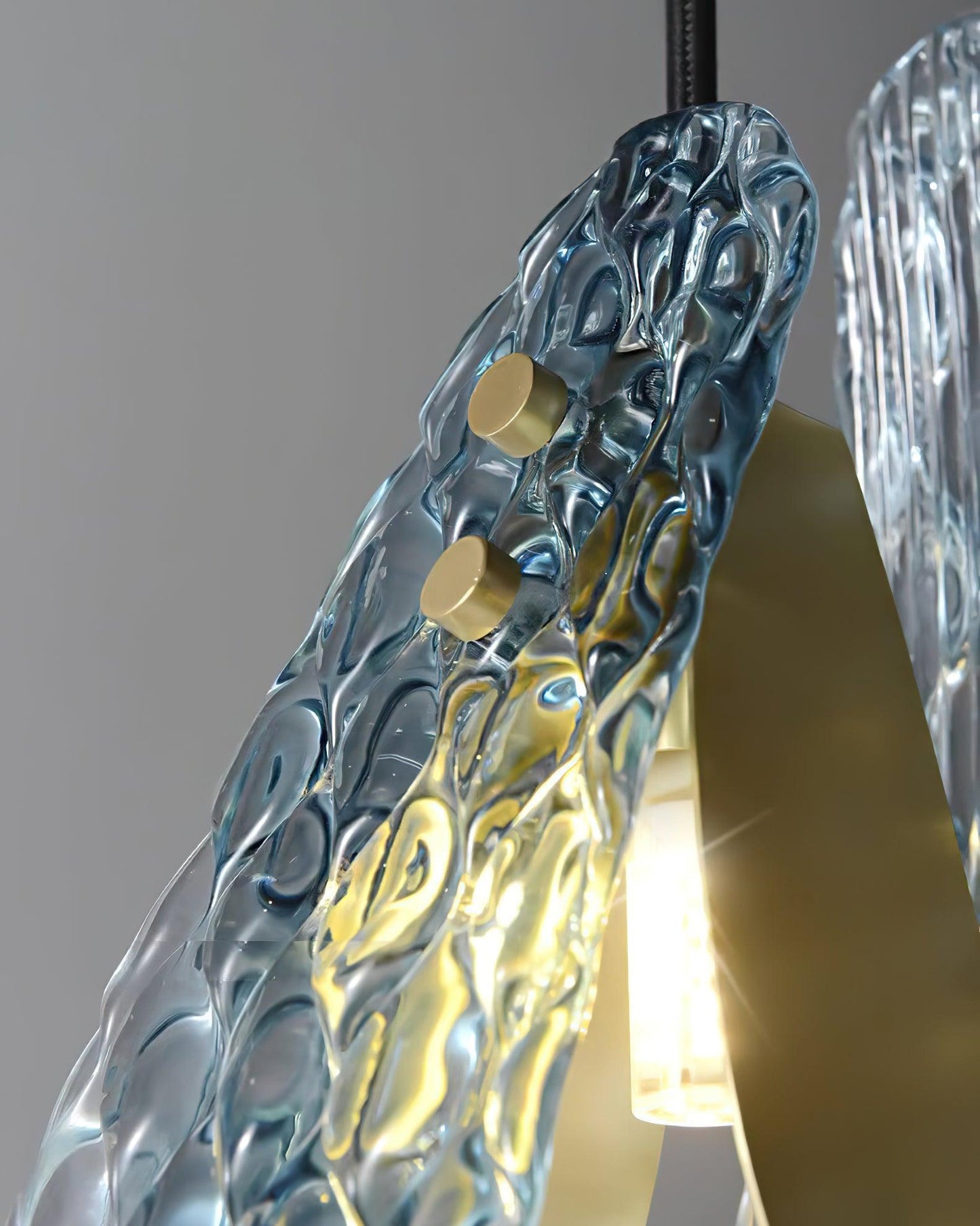 Elegant Blue Hanging Lamp 5.1'