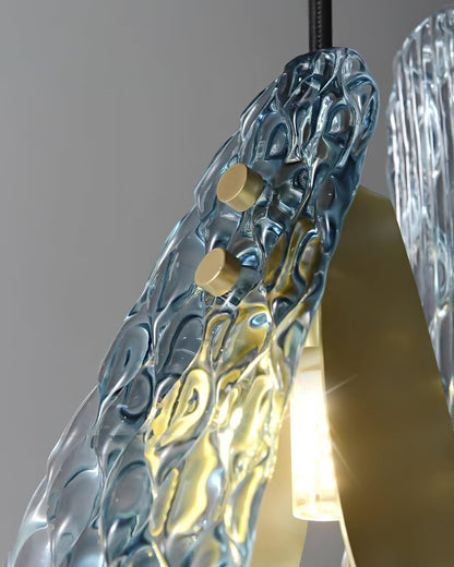 Elegant Blue Hanging Lamp 5.1'