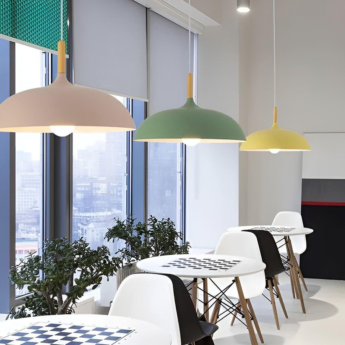 Simple Wooden Pendant Light