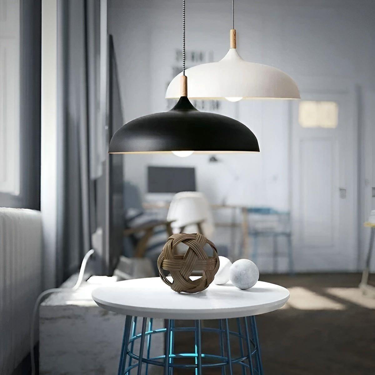 Simple Wooden Pendant Light