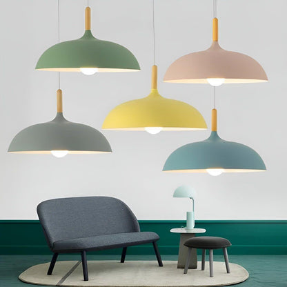 Simple Wooden Pendant Light