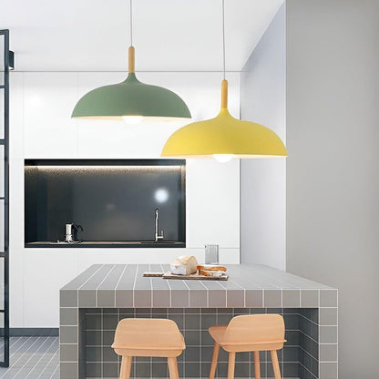 Simple Wooden Pendant Light