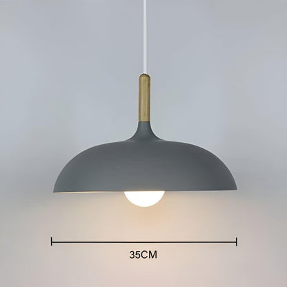 Simple Wooden Pendant Light