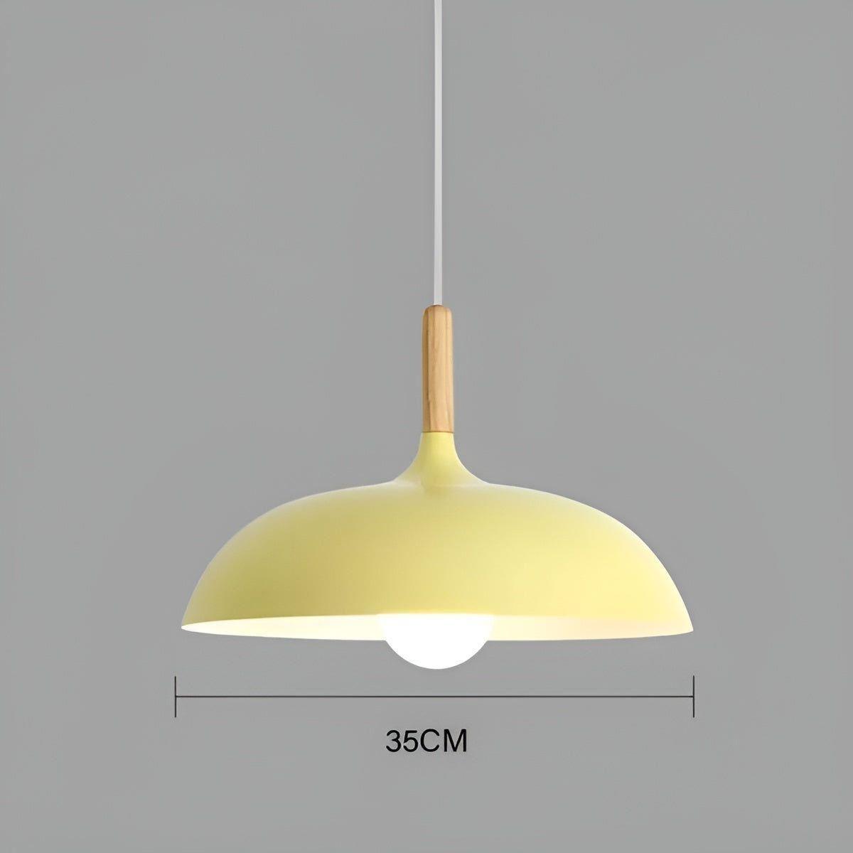 Simple Wooden Pendant Light