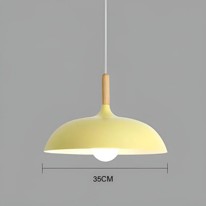 Simple Wooden Pendant Light