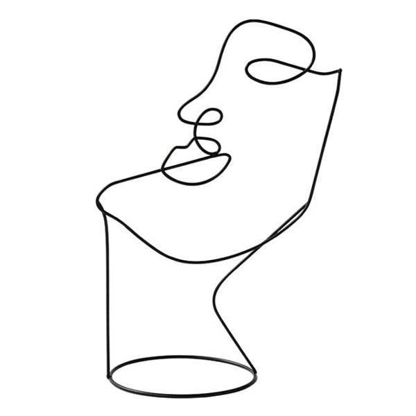 Unique Minimalist Wall Face Art Decoration - Cofik