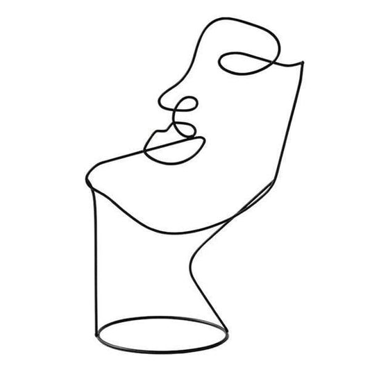 Unique Minimalist Wall Face Art Decoration - Cofik