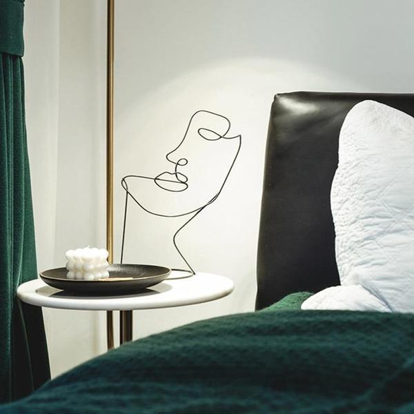 Unique Minimalist Wall Face Art Decoration