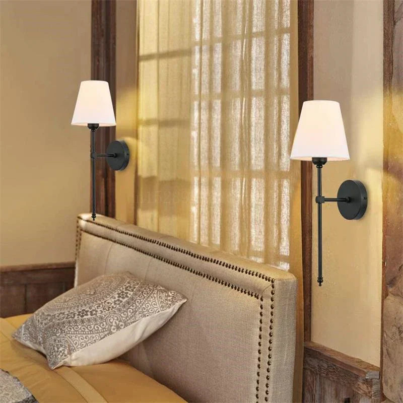 Classic US Wooden Wall Light